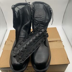 Vintage Addison Boot Flyer’s FWU‑3/P Black Leather Military Flight Boots 9D 1987